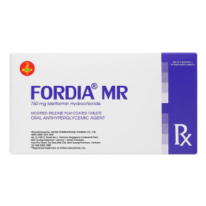 Fordia MR 750mg United điều trị tiểu đường 60 viên