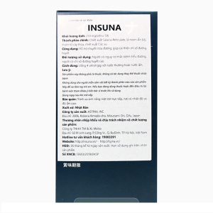 Fujina Insuna Japan hỗ trợ bệnh tiểu đường 120 viên