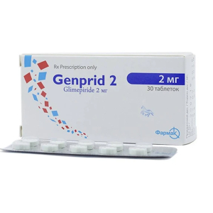 Genprid 2 FARKMAK điều trị đái tháo đường típ 2 (30 viên)