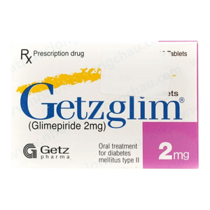 Getzglim 2mg Getz điều trị đái tháo đường 20 viên