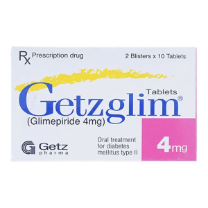 Getzglim 4mg Getz điều trị đái tháo đường 20 viên