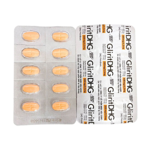 GliritDHG 500mg/2.5mg điều trị tiểu đường 30 viên