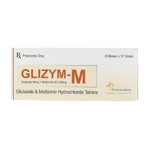 Glizym-M Panacea Biotec điều trị đái tháo đường type 2 (200 viên)