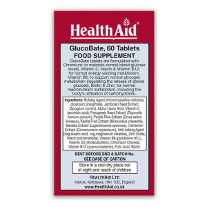 Glucobate Healthaid 60 viên – Giúp cải thiện chỉ số đường huyết