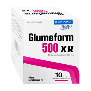 Glumeform 500 XR DHG điều trị đái tháo đường týp 2 (100 viên)