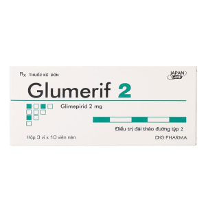 Glumerif 2 DHG điều trị bệnh đái tháo đường 30 viên