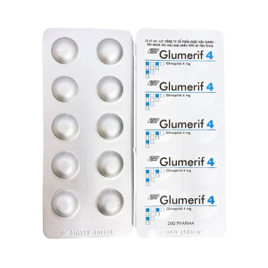 Glumerif 4 DHG điều trị bệnh đái tháo đường 30 viên