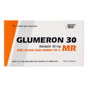 Glumeron 30 MR DHG điều trị bệnh đái tháo đường 100 viên