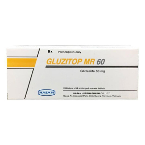 Gluzitop MR 60 Hasan điều trị đái tháo đường 60 viên