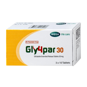 Gly4par 30 Mega điều trị bệnh tiểu đường 30 viên