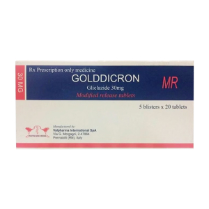 Golddicron MR 30mg Valpharma điều trị đái tháo đường type 2 (100 viên)