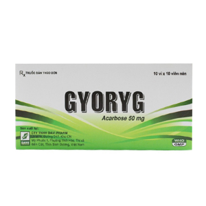 Gyoryg 50mg Davipharm điều trị đái tháo đường type 2 (100 viên)