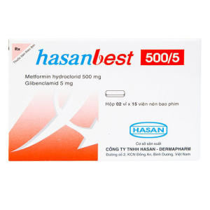Hasanbest 500/5 Hasan điều trị đái tháo đường 30 viên