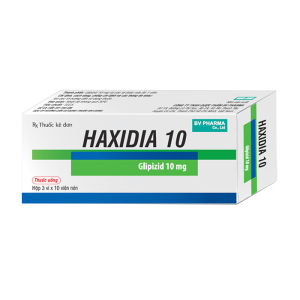 Haxidia 10 BV Pharma điều trị đái tháo đường typ 2 (30 viên)