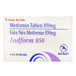 Indform 850mg Ind-Swift điều trị bệnh đái tháo đường 56 viên
