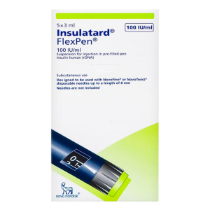Insulatard FlexPen 100IU/ml Novo Nordisk 5 cây