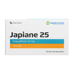 Japiane 25 Agimexpharm điều trị đái tháo đường tuýp 2 (30 viên)