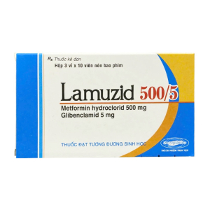 Lamuzid 500/5 Savi điều trị tiểu đường tuýp 2 (30 viên)