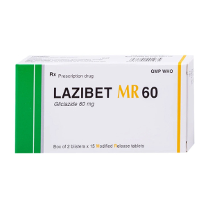 Lazibet MR 60 Bidiphar điều trị đái tháo đường 30 viên