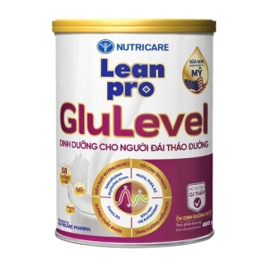 Leanpro GluLevel 400g - Sữa dành cho bệnh nhân tiểu đường Nutricare