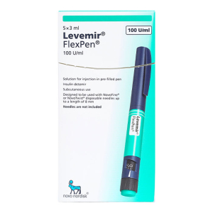 Levemir FlexPen 100U/ml Novo Nordisk 5 bút x 3ml