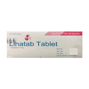 Linatab 5mg Incepta kiểm soát đái tháo đường type 2 (20 viên)
