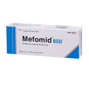 Mefomid 850 Bidiphar điều trị đái tháo đường tuýp 2 (30 viên)