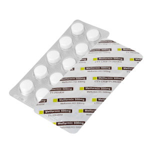 Metformin 500mg TV Pharm điều trị đái tháo đường 100 viên