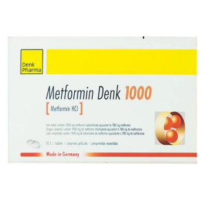 Metformin Denk 1000 điều trị đái tháo đường 30 viên
