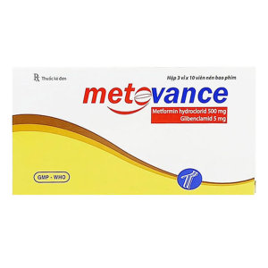 Metovance Trường Thọ Pharma điều trị bệnh đái tháo đường 30 viên