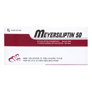 Meyersiliptin 50 Meyer - BPC hỗ trợ chế độ ăn kiêng, kiểm soát đường huyết 30 viên Meyersiliptin 50 Meyer - BPC hỗ trợ chế độ ăn kiêng, kiểm soát đường huyết 30 viên