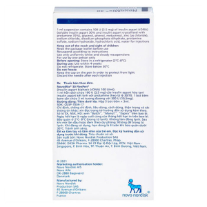 NovoMix 30 FlexPen 100IU/ml 5 cây x 3ml