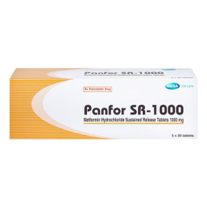 Panfor SR-1000 MEGA We Care điều trị bệnh đái tháo đường 100 viên