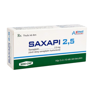 Saxapi 2.5 Apimed điều trị đái tháo đường 30 viên