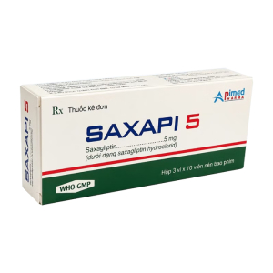 Saxapi 5 Apimed điều trị đái tháo đường 30 viên