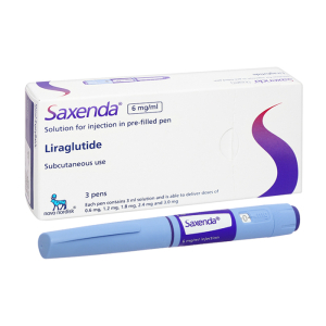 Saxenda 6mg/ml Novo Nordisk hỗ trợ cho chế độ ăn giảm calo 3 cây