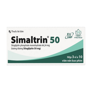 Simaltrin 50mg Fremed giúp kiểm soát đường huyết 30 viên