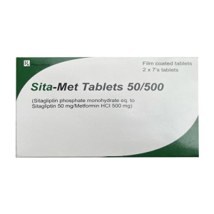 Sita-Met Tablets 50/500 Amvipharm điều trị đái tháo đường 14 viên