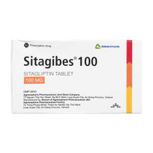 Sitagibes 100 Agimexpharm trị đái tháo đường tuýp 2 (28 viên)