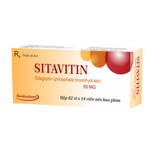 Sitavitin 50mg Herabiopharm điều trị đái tháo đường týp 2 (28 viên)