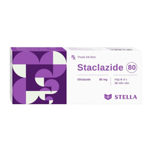Staclazide 80 Stella dùng hạ đường huyết, giúp kiểm soát lượng đường trong máu 60 viên