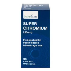 Super Chromium 250mcg NatureCare giúp cân bằng đường huyết 90 viên