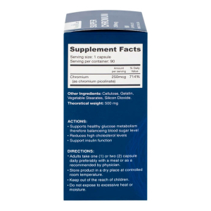 Super Chromium 250mcg NatureCare giúp cân bằng đường huyết 90 viên