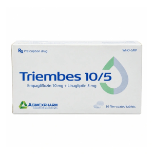 Triembes 10/5 Agimexpharm điều trị đái tháo đường tuýp 2 (30 viên)
