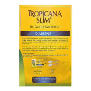 Tropicana Slim Diabetics 100g – Đường ăn kiêng 50 gói x 2g