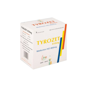 Tyrozet 850mg Phương Đông điều trị đái tháo đường típ 2 (100 viên)