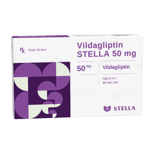 Vildagliptin Stella 50 mg điều trị đái tháo đường týp 2 (28 viên)