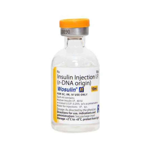 Wosulin R 40 IU/ml Wockhardt điều trị bệnh đái tháo đường (1 lọ x 10ml)