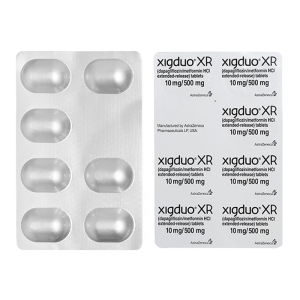 Xigduo XR 10mg/500mg Astrazeneca cải thiện kiểm soát đường huyết 28 viên