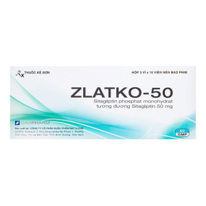 Zlatko-50 DaviPharm điều trị đái tháo đường 30 viên Zlatko-50 DaviPharm điều trị đái tháo đường 30 viên